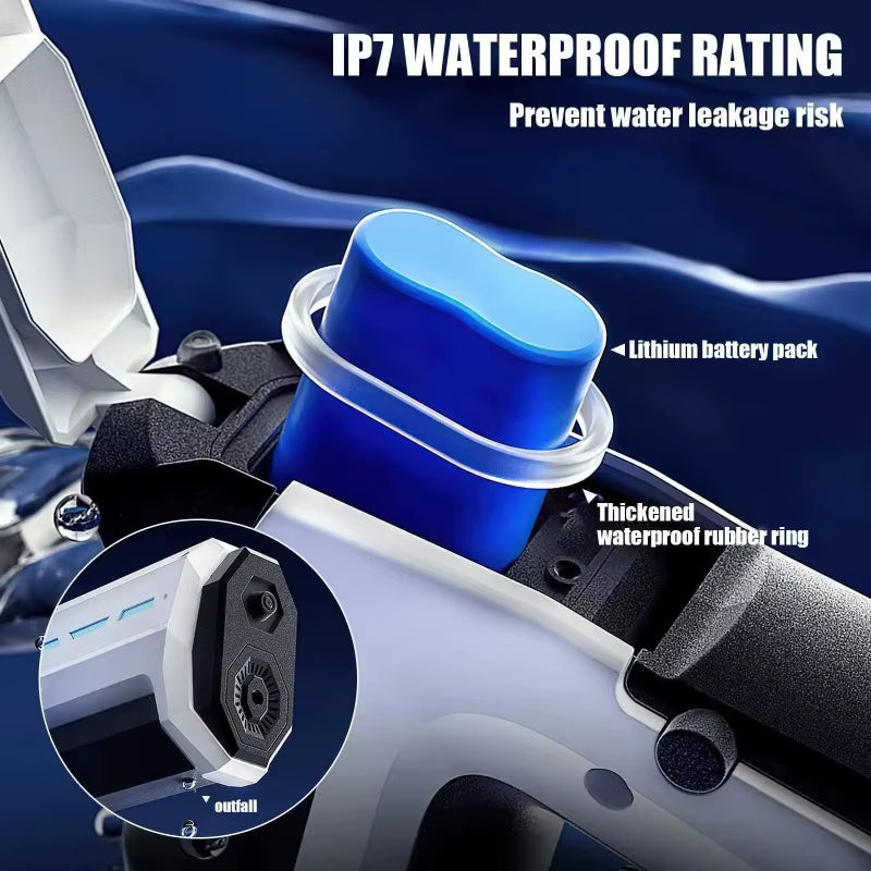 42Cm Electric Water Guns for Adults High Pressure Automatic Absorb Water Watergun Summer Outdoor Beach Pool Toys for Kids Gifts