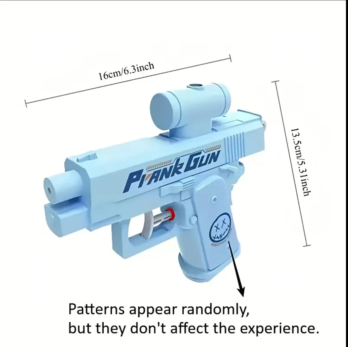 Prank Gun Toy, Creative Double-Sided Watergun, Water Cannon, Ideal for April Fools' Day &Easter Pranks, Fun Party Accessory, Perfect Giftidea, Waterblaster