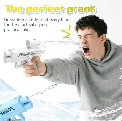 Prank Gun Toy, Creative Double-Sided Watergun, Water Cannon, Ideal for April Fools' Day &Easter Pranks, Fun Party Accessory, Perfect Giftidea, Waterblaster