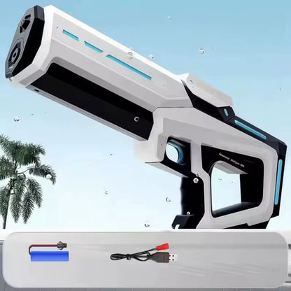 42Cm Electric Water Guns for Adults High Pressure Automatic Absorb Water Watergun Summer Outdoor Beach Pool Toys for Kids Gifts